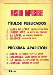 Verso de Misión Imposible (1970) -4- Maddock: Operación caos