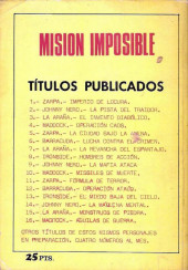 Verso de Misión Imposible (1970) -14- Johnny Nero: La máquina mental