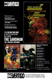 Verso de The sandman Universe (2018) -1C- Issue #1