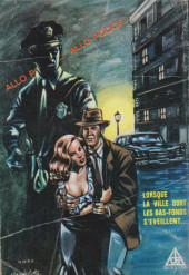 Verso de Allo police ! -1- Pas d'œillet pour mademoiselle Herlin