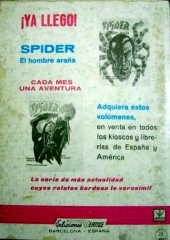 Verso de Kelly ojo magico Extra (Vértice - 1967) -9- La habitacion 