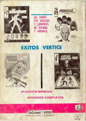 Verso de Kelly ojo magico Extra (Vértice - 1967) -14- Futuro siniestro