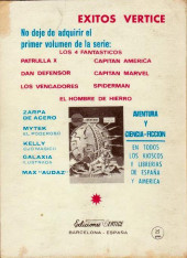 Verso de Kelly ojo magico Extra (Vértice - 1967) -16- Contra Gengis Kan