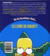 Verso de Simpson (Encyclopédie du savoir) - Le Livre de Krusty