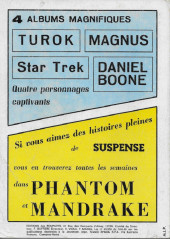 Verso de Le fantôme (2e Série - Spécial - 1) -Rec20- Album N°20 (du n°95 au n°97)