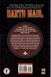 Verso de Star Wars : Darth Maul (2000) - Star Wars: Darth Maul