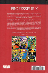 Verso de Marvel Comics : Le meilleur des Super-Héros - La collection (Hachette) -71- Professeur x