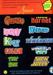 Verso de Tex Bill (Arédit) -95- Affaire de contrebande