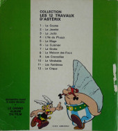 Verso de Asterix (Mini-livres - Les 12 travaux d'Astérix) -10- Le vénérable