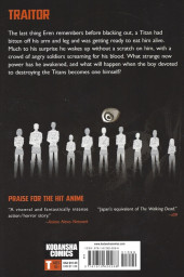 Verso de Attack on Titan (en anglais) -3- Traitor