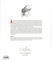 Verso de (AUT) Cabu -2018- Cabu : Une vie de dessinateur
