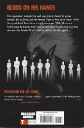 Verso de Attack on Titan (en anglais) -8- Blood on His Hand