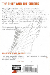 Verso de Attack on Titan - No Regrets -1- The Thief and The Soldier