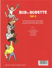 Verso de Bob et Bobette (3e Série Rouge) -INT- Top 5