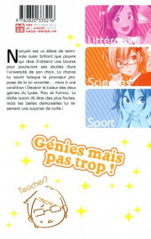 Verso de We Never Learn -1- Tome 1