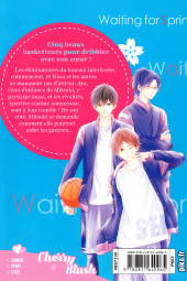 Verso de Waiting for spring -4- Tome 4