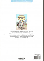 Verso de Aventures au club équestre - Bienvenue au club !