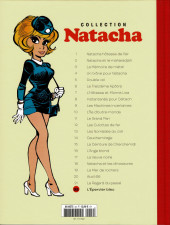 Verso de Natacha - La Collection (Hachette) -22- L'épervier bleu