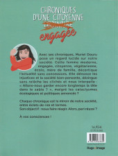 Verso de Chroniques d'une citoyenne engagée