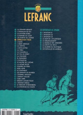 Verso de Lefranc - La Collection (Hachette) -6- Opération thor