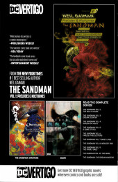 Verso de The sandman Universe (2018) -1B- Issue #1