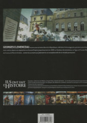 Verso de Ils ont fait l'histoire (France Loisirs) -11- Clémenceau