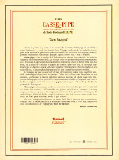 Verso de (AUT) Tardi -1989- Casse-pipe suivi du Carnet du cuirassier Destouches