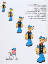 Verso de Popeye (Les aventures de) (MCL) -9- La marmite mystère