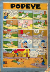 Verso de Four Color Comics (2e série - Dell - 1942) -145- Popeye