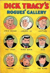 Verso de Four Color Comics (2e série - Dell - 1942) -163- Dick Tracy