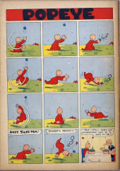 Verso de Four Color Comics (2e série - Dell - 1942) -168- Popeye