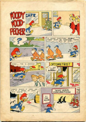 Verso de Four Color Comics (2e série - Dell - 1942) -169- Woody Woodpecker - Man Hunter of the North