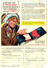 Verso de Indian Chief (1951) -13- Issue # 13
