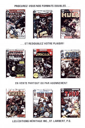 Verso de Le tombeau de Dracula (Éditions Héritage)  -4950- ...Et avec la parole viendra la mort!