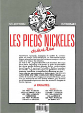 Verso de Les pieds Nickelés (Intégrale) -1a1990- Tome 1