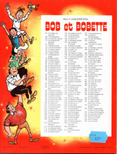 Verso de Bob et Bobette (3e Série Rouge) -104b1984- Le tombeau hindou