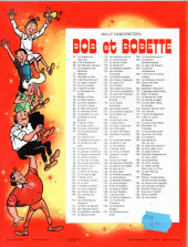 Verso de Bob et Bobette (3e Série Rouge) -105b1984- Le roi boit