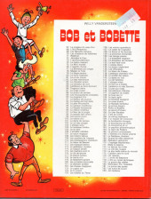Verso de Bob et Bobette (3e Série Rouge) -110a1981- Les champignons chanteurs