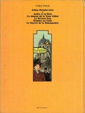 Verso de Adèle Blanc-Sec (Les Aventures Extraordinaires d') -3a1981- Le Savant Fou