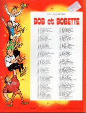 Verso de Bob et Bobette (3e Série Rouge) -136a1982- Les chèvraliers