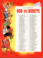 Verso de Bob et Bobette (3e Série Rouge) -155a1982- Le secret d'Ubasti