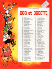 Verso de Bob et Bobette (3e Série Rouge) -86b1981- Trognica chérie