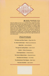 Verso de Classics Illustrated (1990) -6- Nathaniel Hawthorne: The Scarlett Letter