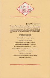 Verso de Classics Illustrated (1990) -21- Edmond Rostand: Cyrano de Bergerac