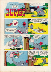 Verso de Four Color Comics (2e série - Dell - 1942) -234- Walt Disney's Dumbo in Sky Voyage