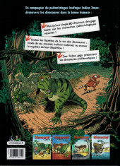 Verso de Les dinosaures en bande dessinée -1b2019- Tome 1