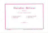 Verso de Hazañas bélicas (Vol.03 - 1950) -2- Guerrilleros en Polonia