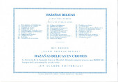 Verso de Hazañas bélicas (Vol.03 - 1950) -13- Huellas de sangre