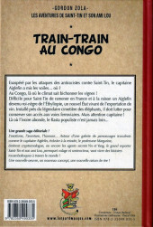 Verso de Les aventures de Saint-Tin et son ami Lou -17a2017- Train-train au Congo