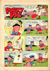 Verso de Four Color Comics (2e série - Dell - 1942) -260- Porky Pig - Hero of the Wild West